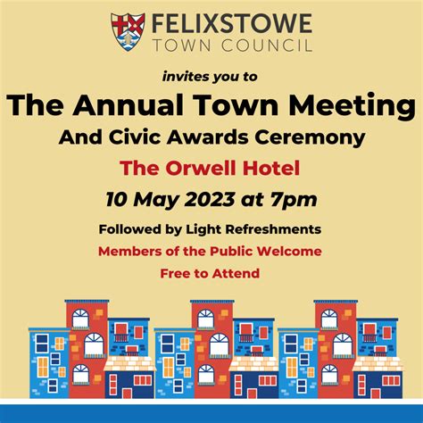 Annual Town Meeting May Felixstowe Town Council