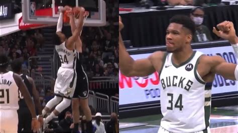 Giannis Antetokounmpo Destroys Blake Griffin With Nasty Dunk Then