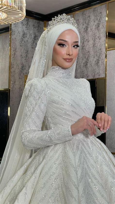 2024 Muslim Wedding Dresses Modest Bridal Gowns For Hijab Brides In