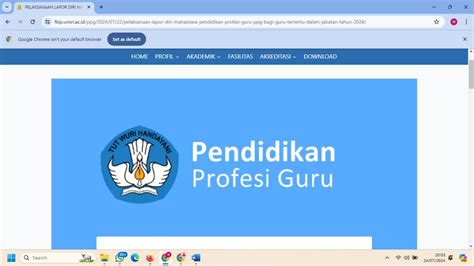 Info PPG 2024 Tahapan Persyaratan Dan Dokumen Lapor Diri Mahasiswa