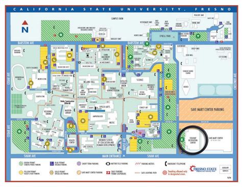 Fresno State Map Of Campus Map