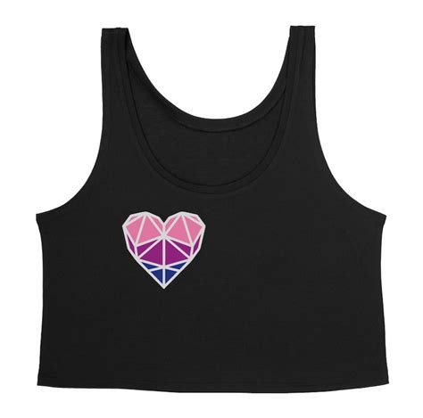 Bisexual Tank Bi Pride Tank Top Bisexual Crop Top Bisexual Etsy