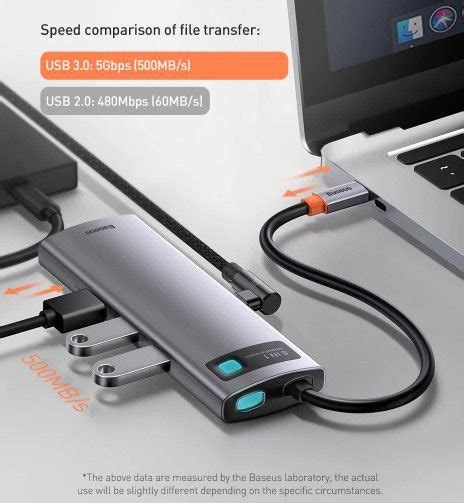 Hub Usb C Adaptador Baseus