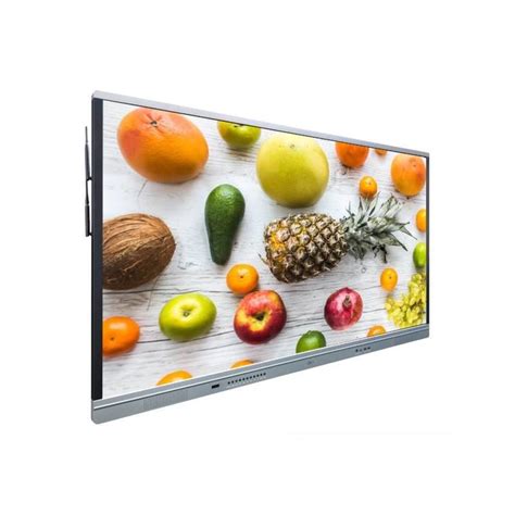 Wall Mounted 75 Inch Interactive Whiteboard PC Android 8 Aluminium