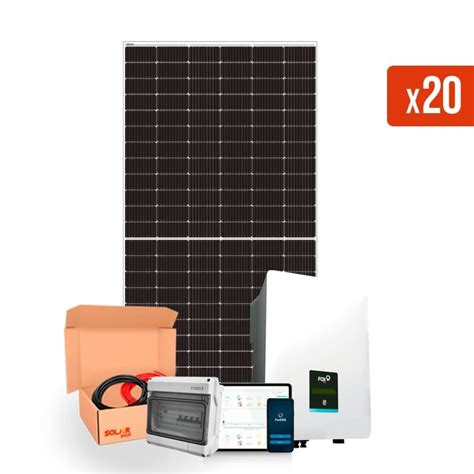 Kit autoconsumo solar Premium trifásico 11000w