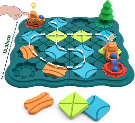 BONITOTO Kids Toys STEM Board Games - Logic Road Builder India | Ubuy