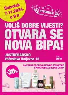 bipa katalog jastrebarsko otvorenje