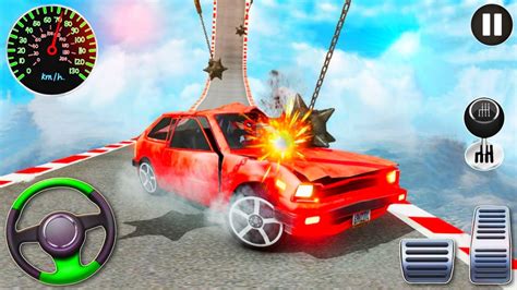 Gt Car Stunt Racing D Mega Ramp Car Crash Simulator Android