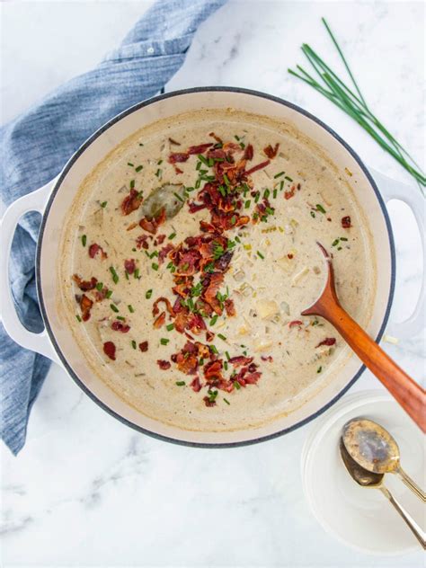 Best Seafood Chowder Recipe Is Made With Shrimp Clams And Crab Meat