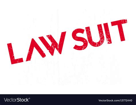 Lawsuit Rubber Stamp Royalty Free Vector Image