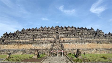 Sunrise Overlooking Borobudur At Punthuk Setumbu Hill Borobudur