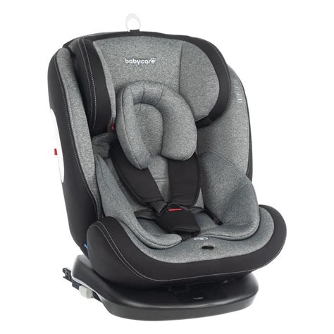 Siège auto isofix groupe 0 1 2 3 noir gris Babycare