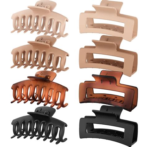 Dyrec Hair Claw Clips For Thick Hair Pack Large Hair Clips For