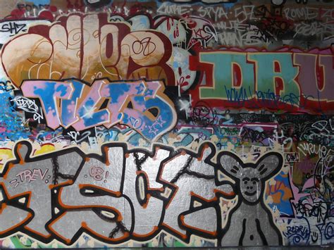 South Bank Graffiti Graffiti Surrounding The Skate Park On… Flickr