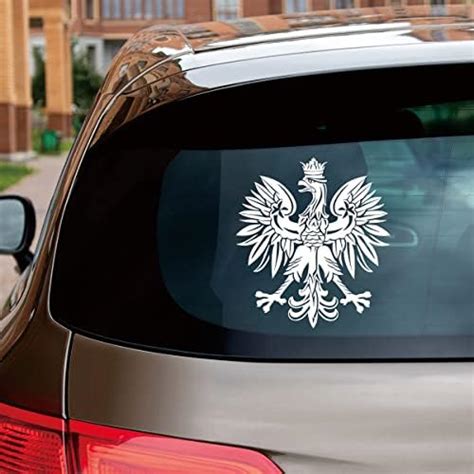 Polish Eagle Black Poland Cote Of Arms Vinyl Waterproof