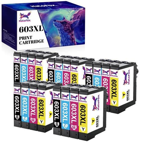 HALOFOX 603XL 20 Cartouches D Encre Pour Epson 603 603 XL Compatible