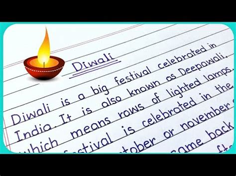 Essay On Diwali Diwali Essay Writing In English Diwali Essay My