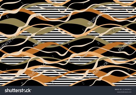 Abstract Waves Pattern Vector Illustration Stock Vector Royalty Free