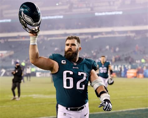 Jason Kelce Addresses Emotional Eagles Loss Retirement Reports Us Weekly