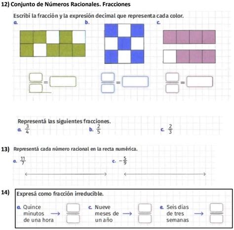 SOLVED Qué onda ayudaaa plis 12 Conjunto de Números Racionales