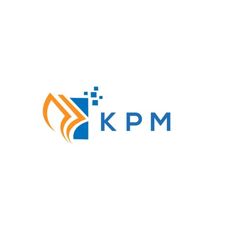 Kpm Credit Repair Accounting Logo Design On White Background Kpm