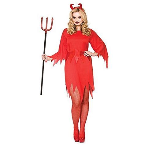 Adult Female Wicked Devil Halloween Fancy Dress Women P