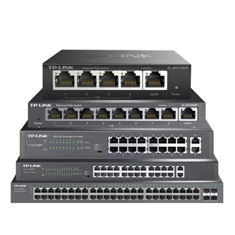 TPLINK 4-port, 5-port, 8-port, 10-port Gigabit 100-megabit switch 16/24-port network probe POE ...