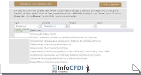 Catálogo de Productos y Servicios SAT Buscador Claves