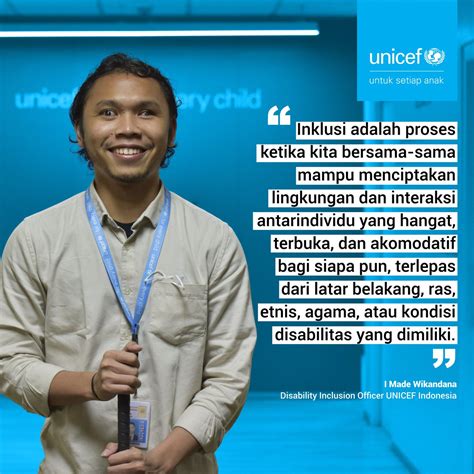 Unicef Indonesia On Twitter Menjadi Penyandang Disabilitas Tidak