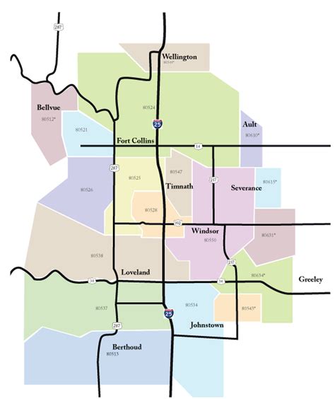 Mailing Map - Valpak of N. Colorado & S. Wyoming in Fort Collins, Colorado