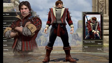 Witcher 3 Eskel In Soulcalibur 6 Custom Character Youtube