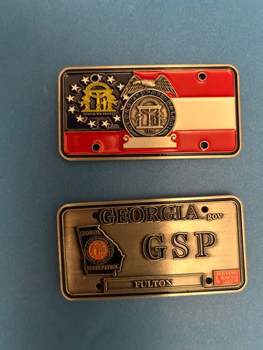 GSP Patrol Vehicle Tag Coin | gsphistoricalsociety