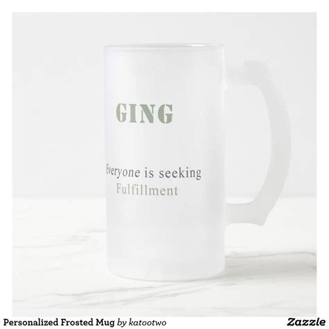 Personalized Frosted Mug Zazzle Mugs Personalised Beer Steins