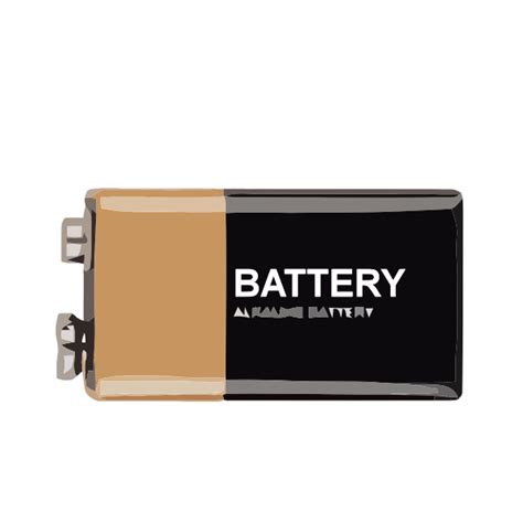 9 Volt Battery Free Svg