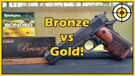 Acp Pmc Bronze Vs Remington Golden Saber Ballistic Gel Test With