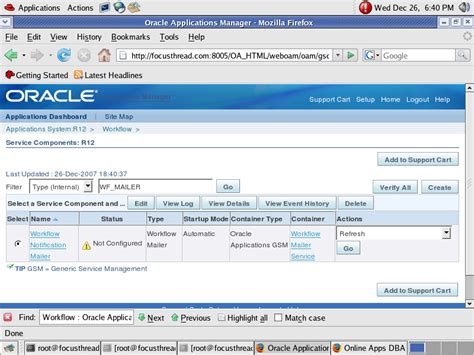 Workflow Notification Mailer Setup In Oracle Apps R I Poison World