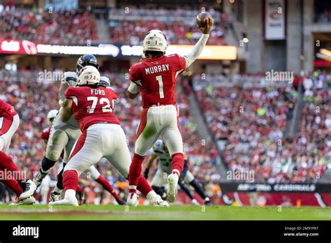 Arizona Cardinals Quarterback Kyler Murray Passes The Ballagainst