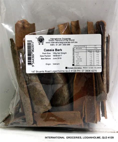 Cassia Bark 100g - GS International Groceries - GS International Groceries