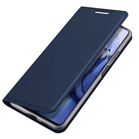 Dux Ducis Slim Bookcase Hoes Xiaomi 11T 11T Pro Blauw