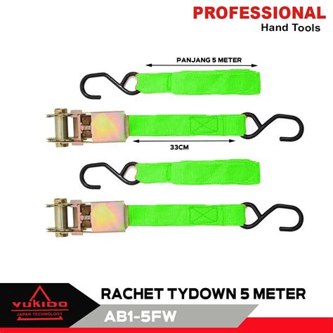 Jual Tali Pengikat Barang Rachet Tie Down Inch X Meter Nankai Tali