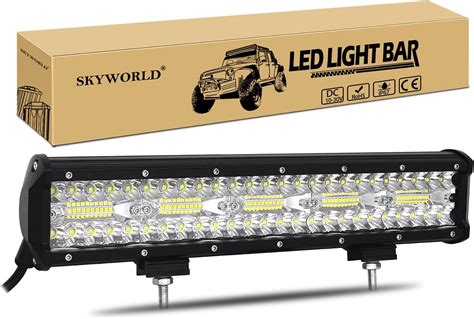 SKYWORLD 37 6cm 300W Barre Lumineuse LED De Travail Lampe De Travail