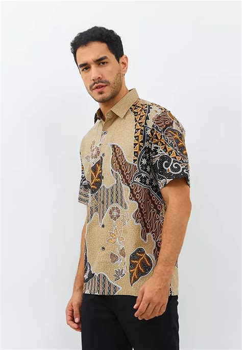 Jual ODZA CLASSIC Odza Batik REGULAR FIT Kemeja Lengan Pendek Pria