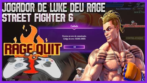 Street Fighter Fazendo Jogador De Luke No Master Quitar