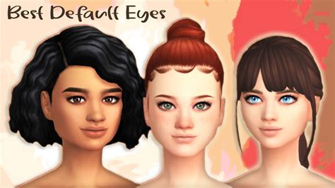 Best Default Eyes The Sims 4 Youtube