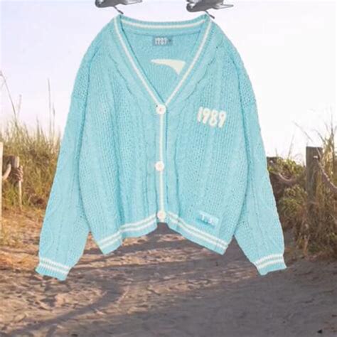 Taylor Swift Cardigan Taylor Swift Costume Womens Oversized Knit