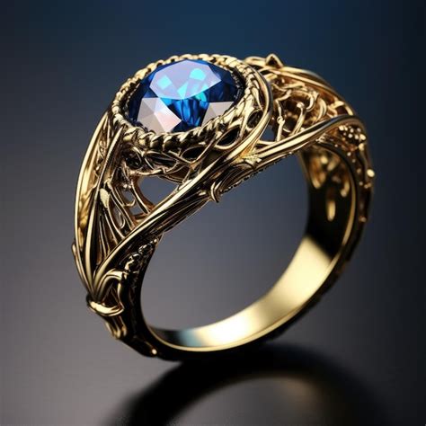 Premium AI Image | A magical ring said to grant its wearer the power of invisibility