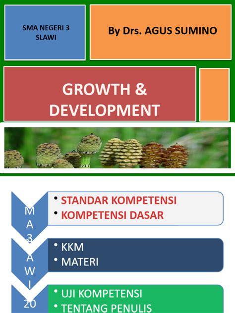 pertumbuhan perkembangan