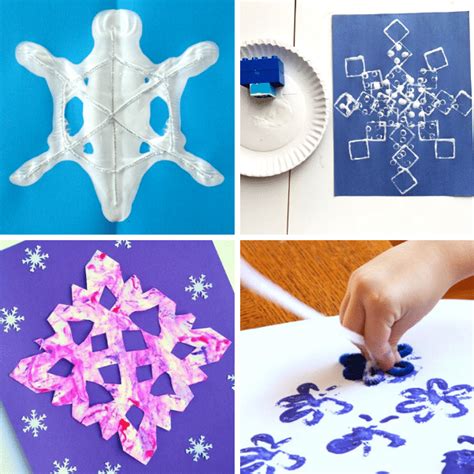 36 Snowflake Art Projects for Kids - Fantastic Fun & Learning