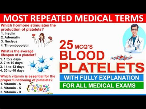 Blood Platelets Mcqs In English Blood Mcq Questions Blood Mcqs