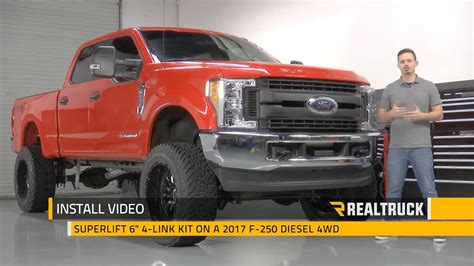 How To Install Superlift 6 4 Link Lift Kits On A 2017 Ford F 250 Super